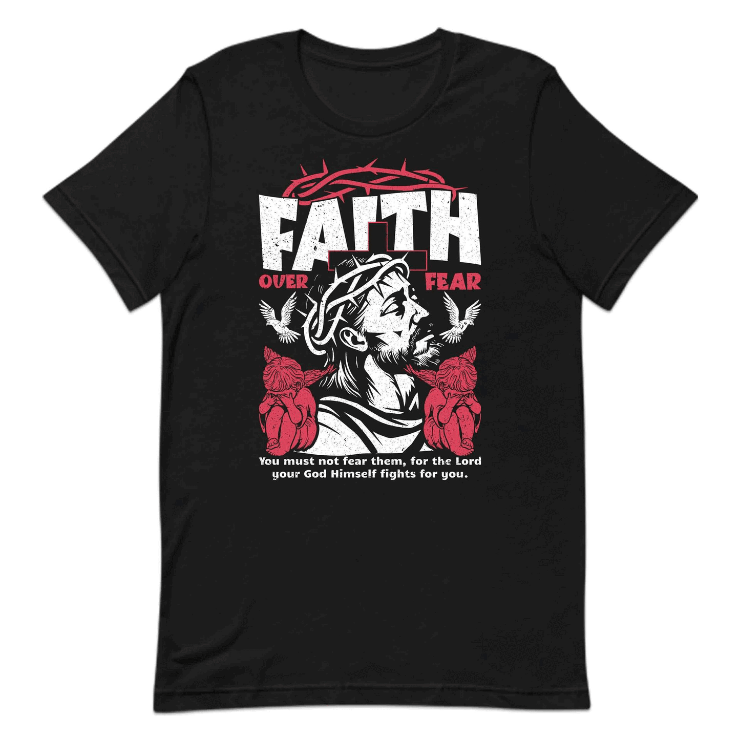 Faith Over Fear Christian Jesus Crown of Thorns | PRODUCT CODE: YMUNTFHMLRG