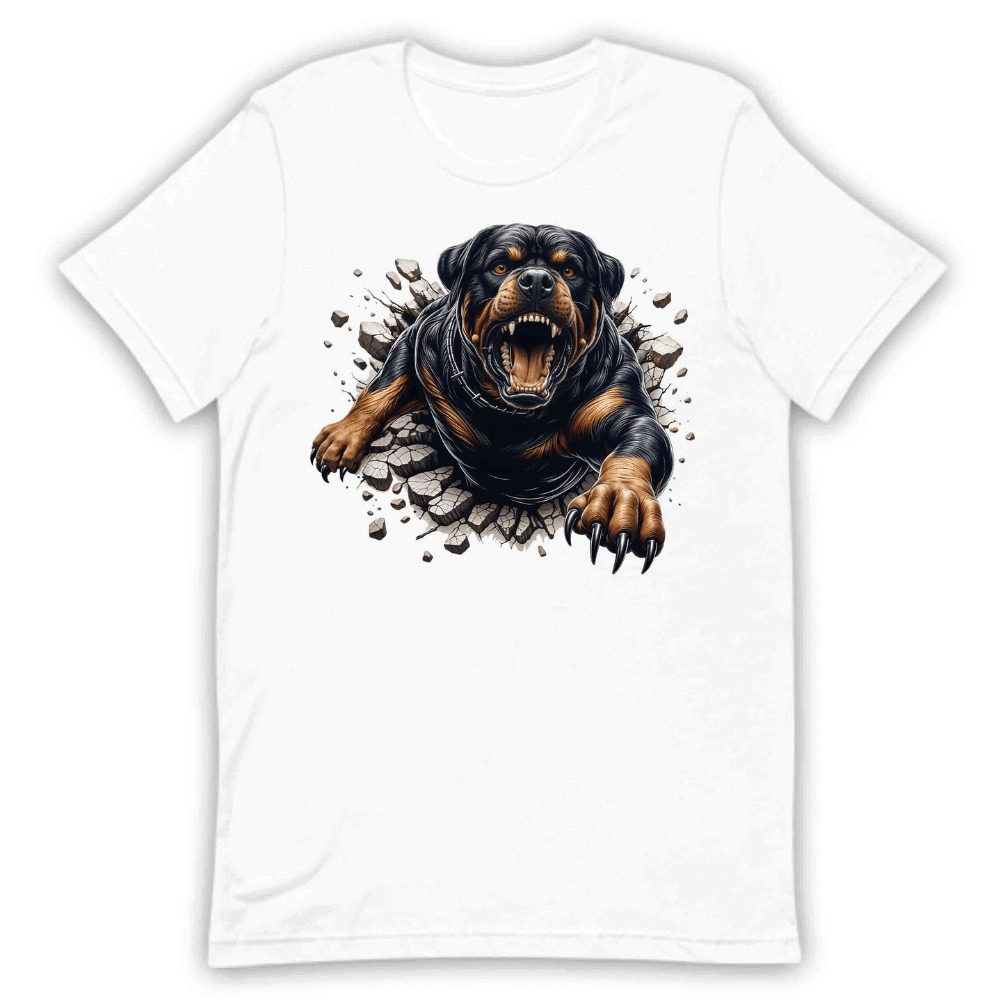 Rottweiler Breaking Through Wall 3D Realistic Powerful Rottweiler Dog | PRODUCT CODE: RTWLREBKNWLDS