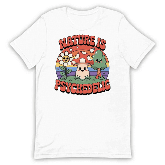 Trippy Kawaii Mushroom T-Shirt, Rainbow Sweatshirt & Cute Hoodie | PRODUCT CODE: PADSNBRNSC