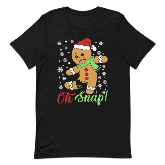 Oh Snap Christmas Gingerbread Funny Xmas Treat | PRODUCT CODE: SNOHPACHTYGNR