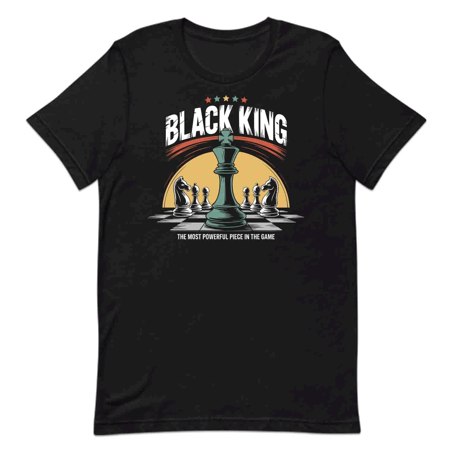 Black King Chess T-Shirt, Melanin Champion Sweatshirt, Strategic Leader Hoodie | PRODUCT CODE: BAJSKDCHAS