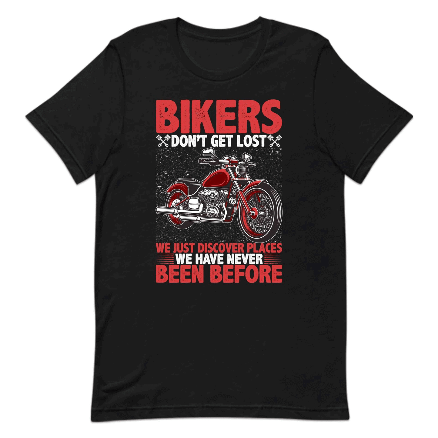 Bikers Don’t Get Lost Motorcycle Enthusiasts | PRODUCT CODE: BKDNGTELOSMR