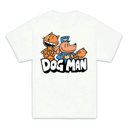 Dog Man & Friends Kids T-Shirt | Funny Cop Dog World Book Day Kids Jumper | Comic Story Book Hoodie | PRODUCT CODE: DMGUJQWEOP