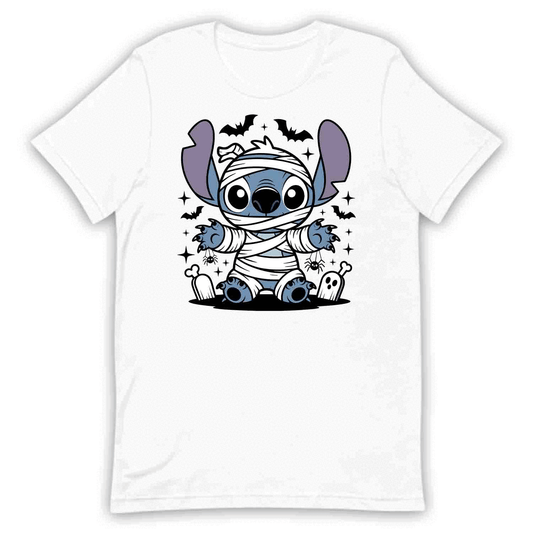 Mummy Stitch Disney Halloween T-Shirt, Ohana Family Sweatshirt, Trick-Or-Treat Hoodie | PRODUCT CODE: MWERYBADS
