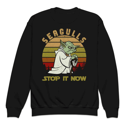 Star Wars Mandalorian Kids T-Shirt | Yoda Meme Kids Jumper | Seagulls Stop It Now Hoodie | Disney Star Wars Tee | PRODUCT CODE: STBRPONCWY