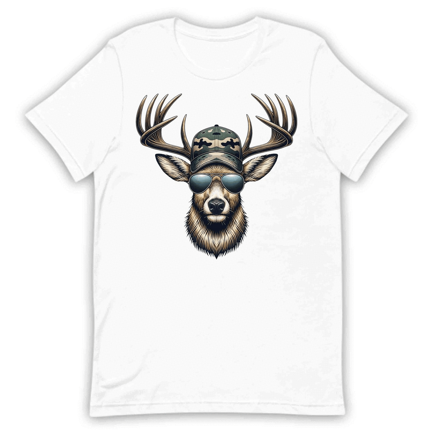 Trendy Deer Hunter Buck Deer With Sunglasses Wildlife Hunting | PRODUCT CODE: RDYNDREHNUT