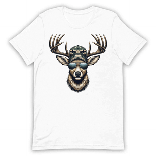 Trendy Deer Hunter Buck Deer With Sunglasses Wildlife Hunting | PRODUCT CODE: RDYNDREHNUT
