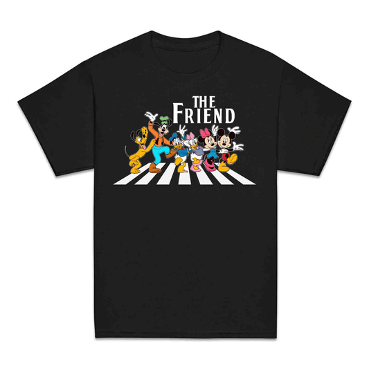The Friends Disney Kids T-Shirt | Mickey & Friends Walking Abbey Road Kids Jumper | The Beatles Fan Hoodie | PRODUCT CODE: THFERISOANCY