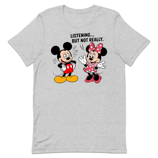 Disney Mickey & Minnie Mouse T-Shirt, Funny Sarcastic Couple Sweatshirt, Retro Cartoon Hoodie | PRODUCT CODE: MDGYTULSZC