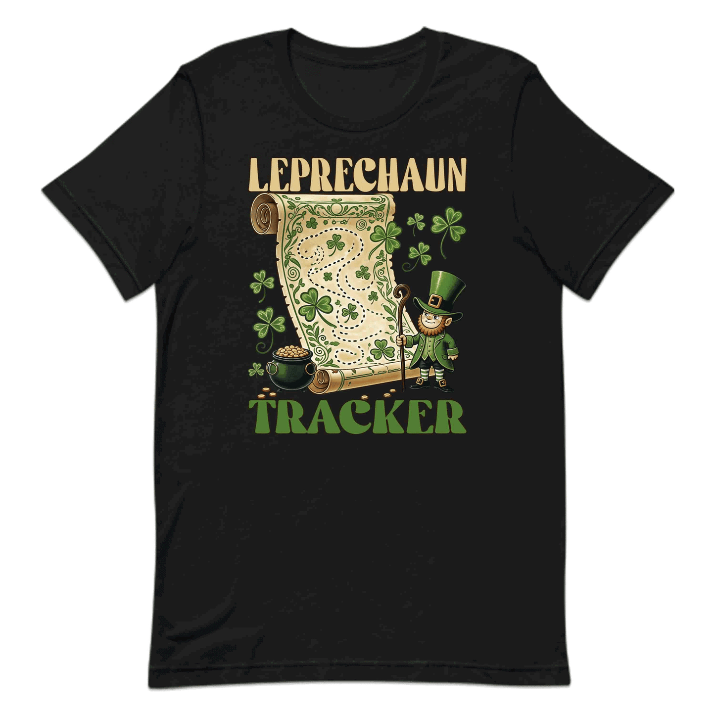 Leprechaun Tracker St. Patrick's Day Treasure Map Fun Irish Shamrock | PRODUCT CODE: LPRNUYERBXKJA