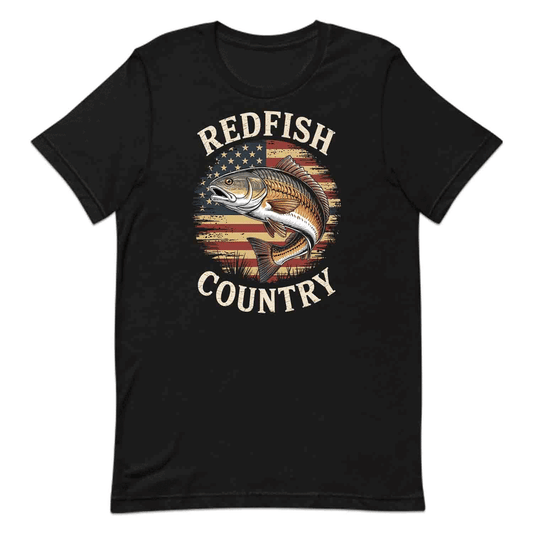 Vintage Redfish – Patriotic Country Fishing T-Shirt, Sweatshirt & Hoodie | PRODUCT CODE: XCVTRYUISA