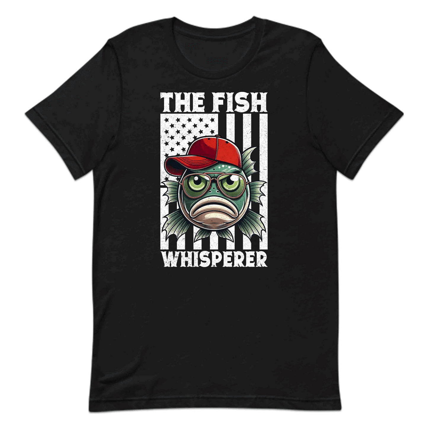 The Fish Whisperer Funny & Patriotic Fishing | PRODUCT CODE: THFWSPREFNYPA
