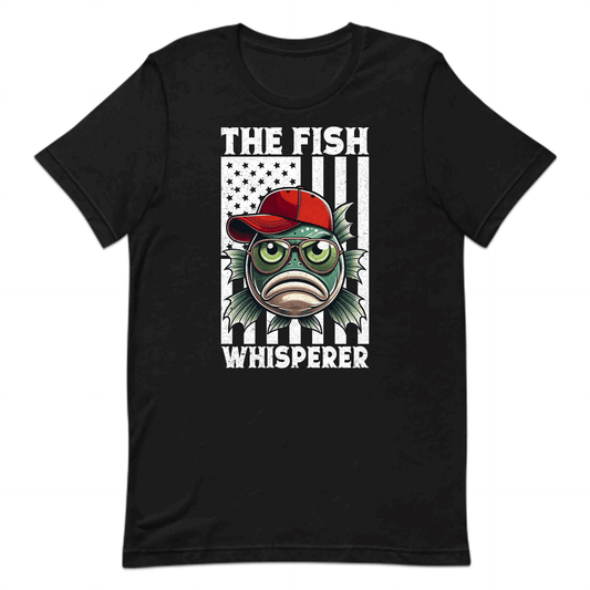 The Fish Whisperer Funny & Patriotic Fishing | PRODUCT CODE: THFWSPREFNYPA