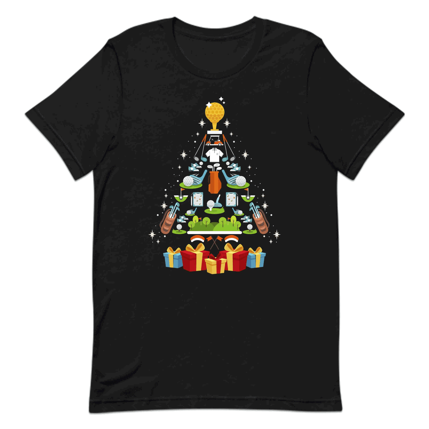 Golf Christmas Tree Festive Xmas Sports Holiday Golfing | PRODUCT CODE: FLGOCHTRXME