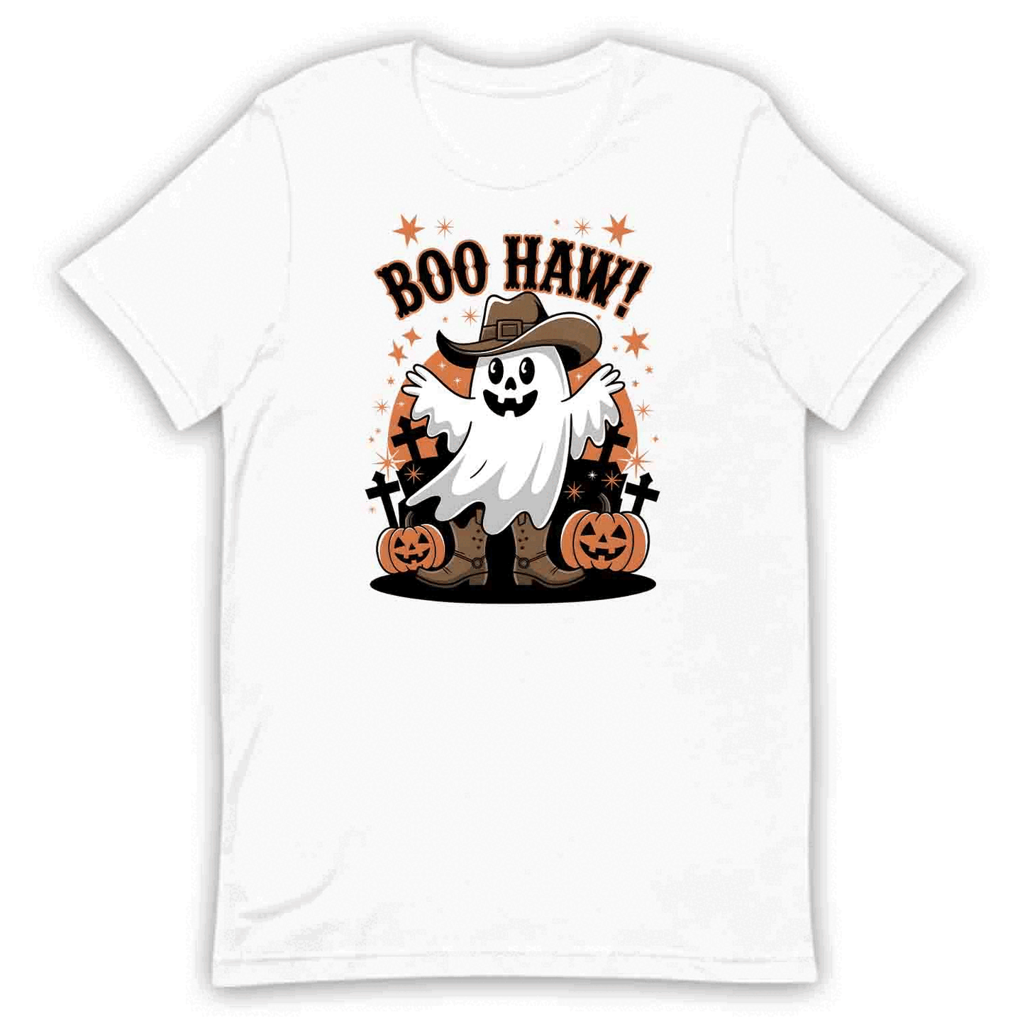 Boo Haw Cowboy Ghost T-Shirt, Western Spooky Sweatshirt, Rodeo Halloween Hoodie | PRODUCT CODE: BQWEIHJOGP