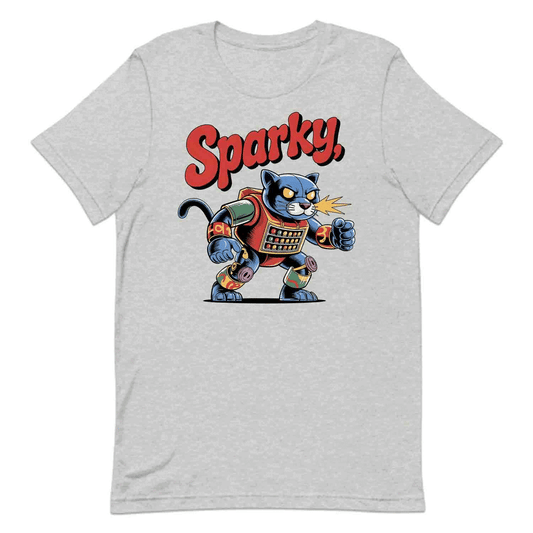 Robotic Panther T-Shirt, Cyber Cat Sweatshirt & Retro Hoodie | PRODUCT CODE: WERMOIASLK