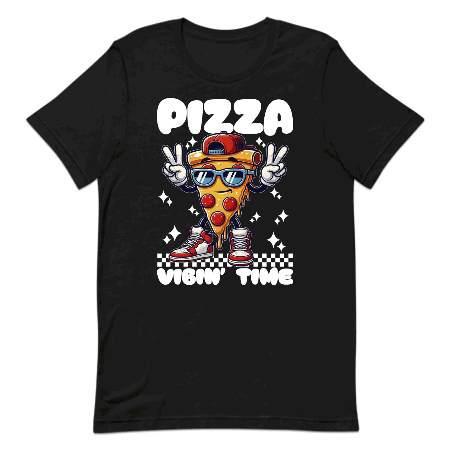 Funny Pizza Slice Hilarious Pizza Slice with Sunglasses & Sneakers | PRODUCT CODE: SLCFNYPZIALVT