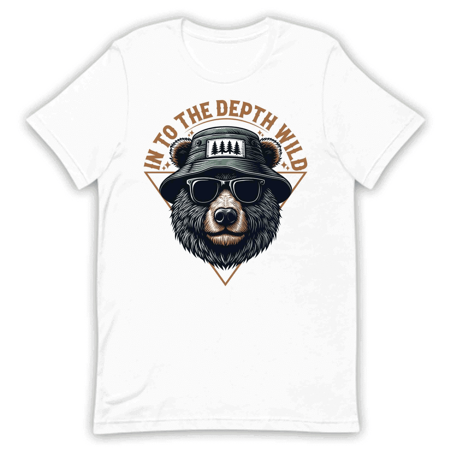 Into the Depth Wild Bear with Hat and Glasses Camping Adventure | PRODUCT CODE: WLDBREANTOH
