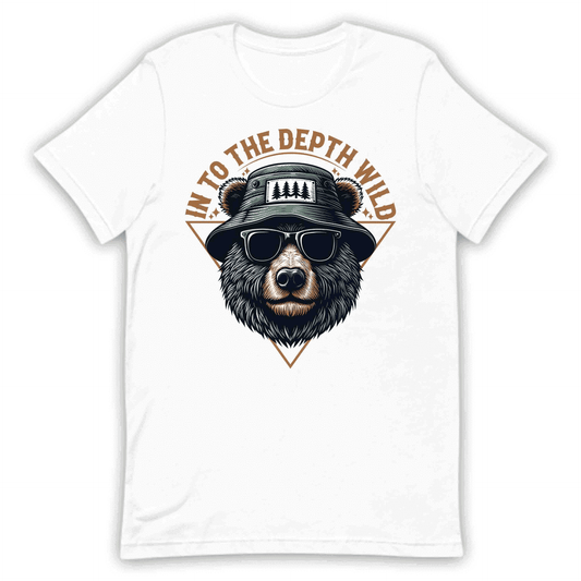 Into the Depth Wild Bear with Hat and Glasses Camping Adventure | PRODUCT CODE: WLDBREANTOH