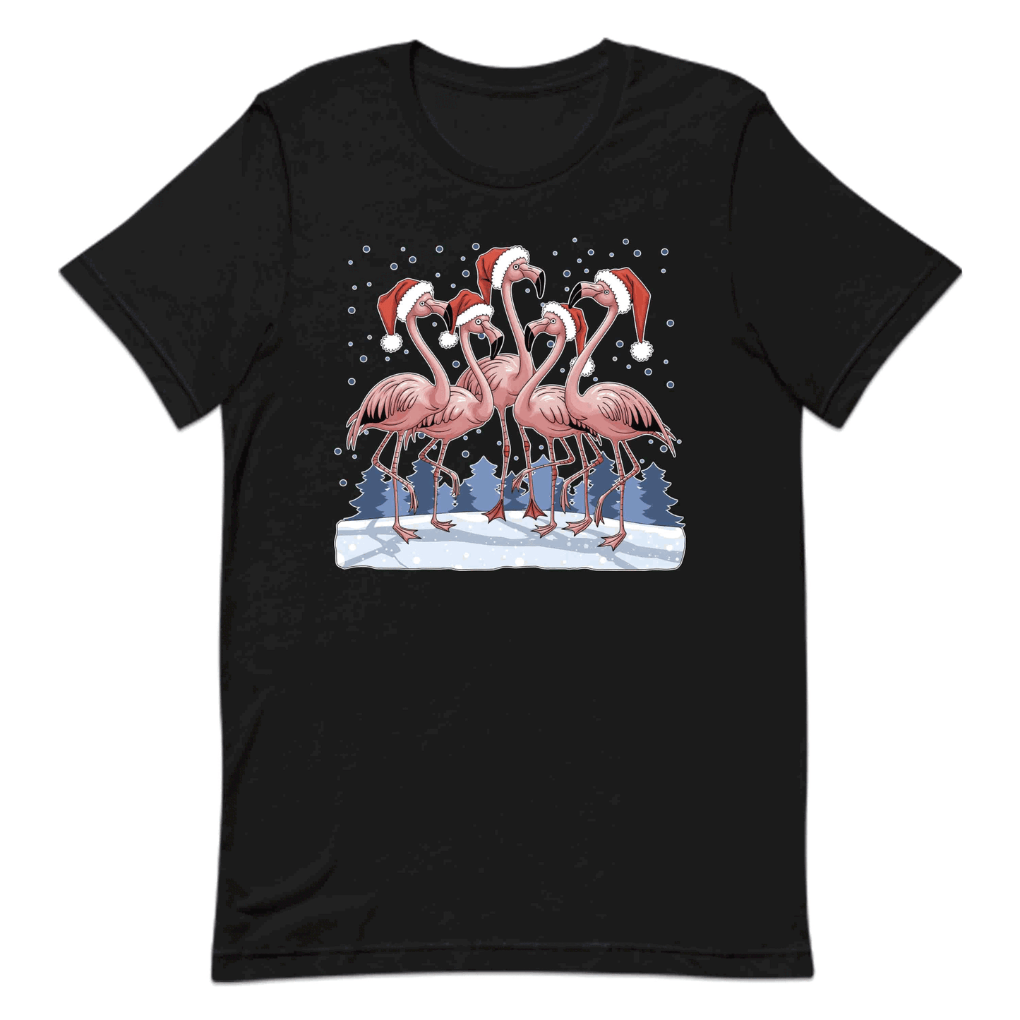 Christmas Flamingos Xmas Festive Winter Flamingos | PRODUCT CODE: CTRFLMNGSHP