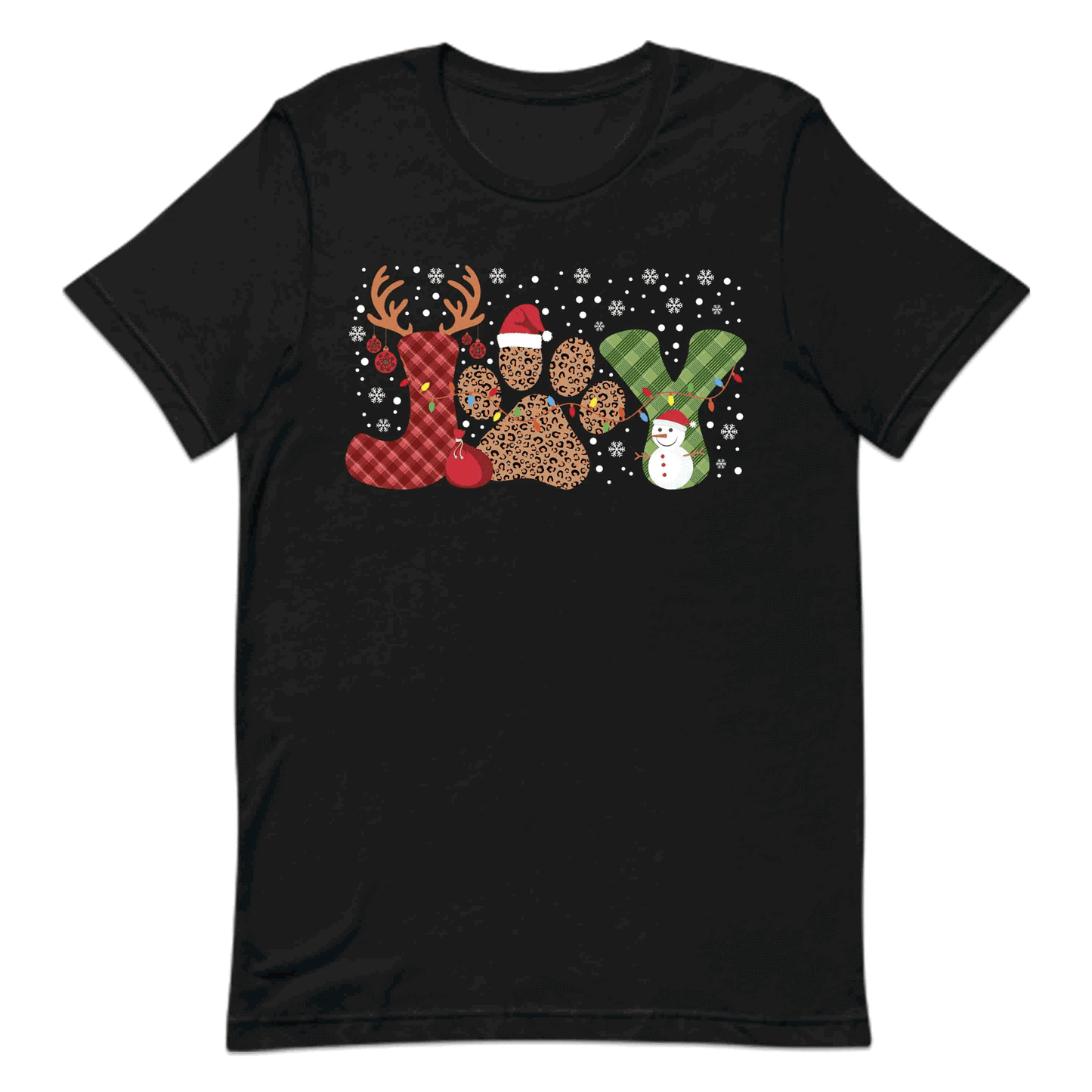 Joy Christmas Paw Print Holiday Pet Lover Xmas | PRODUCT CODE: JYOCHRPWATM
