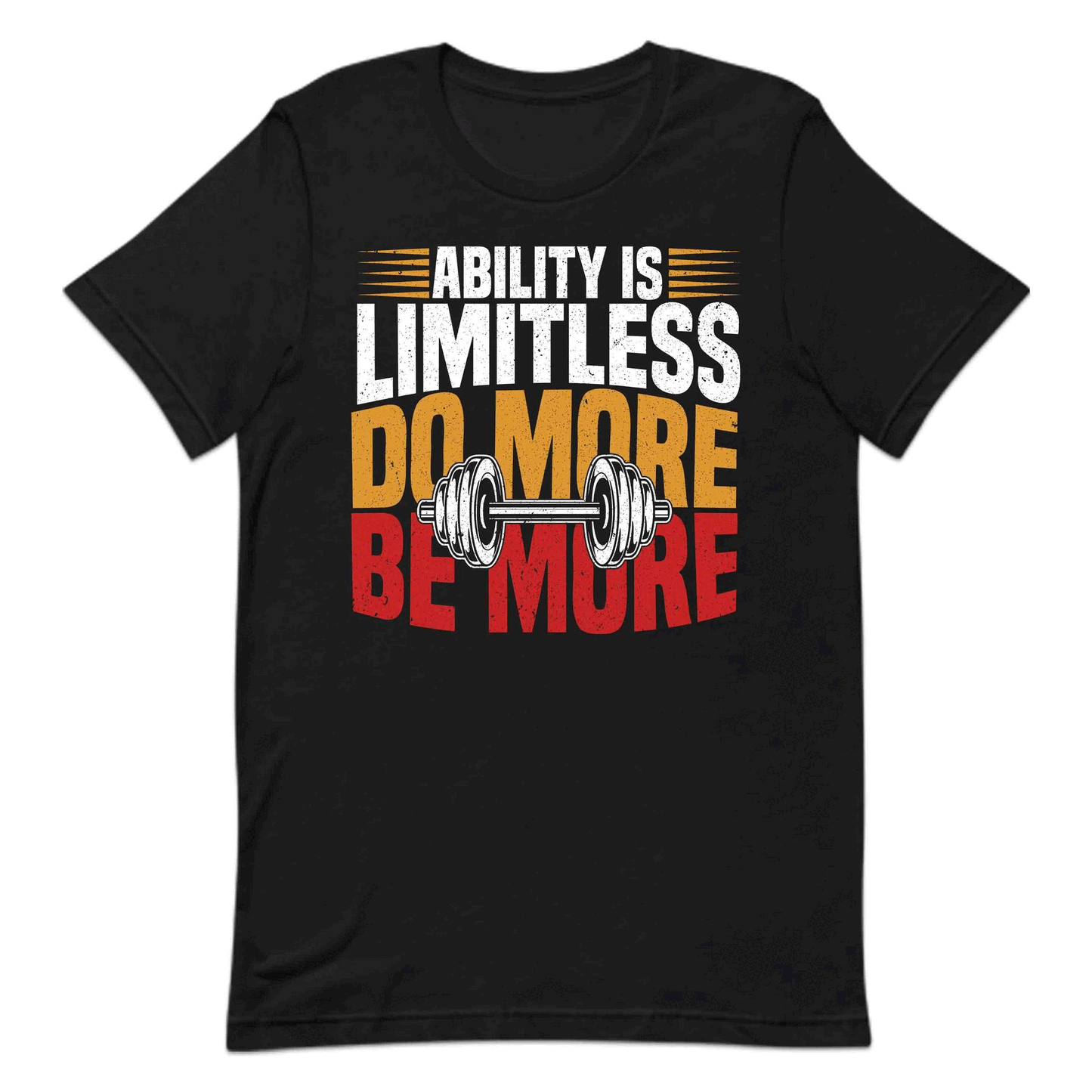 Ability is Limitless Do More Motivational Gym Fitness Inspiration | PRODUCT CODE: ABLTYMSDMREG