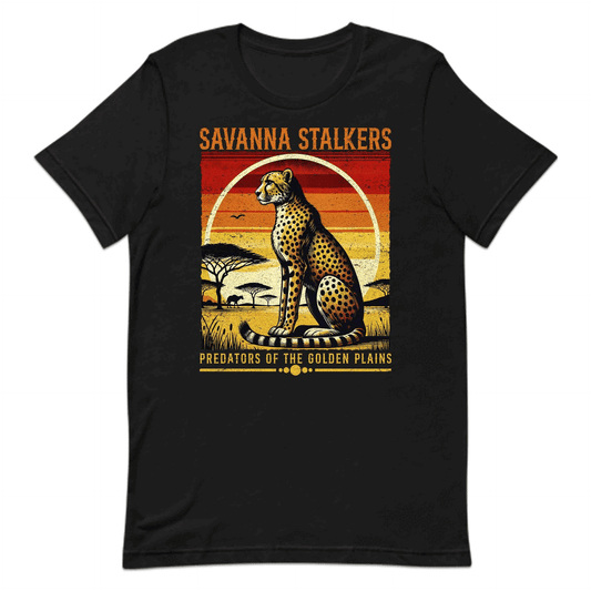 Vintage Cheetah Safari Savanna Stalkers Retro Predators of the Golden Plains | PRODUCT CODE: VTHSVNHESKLT