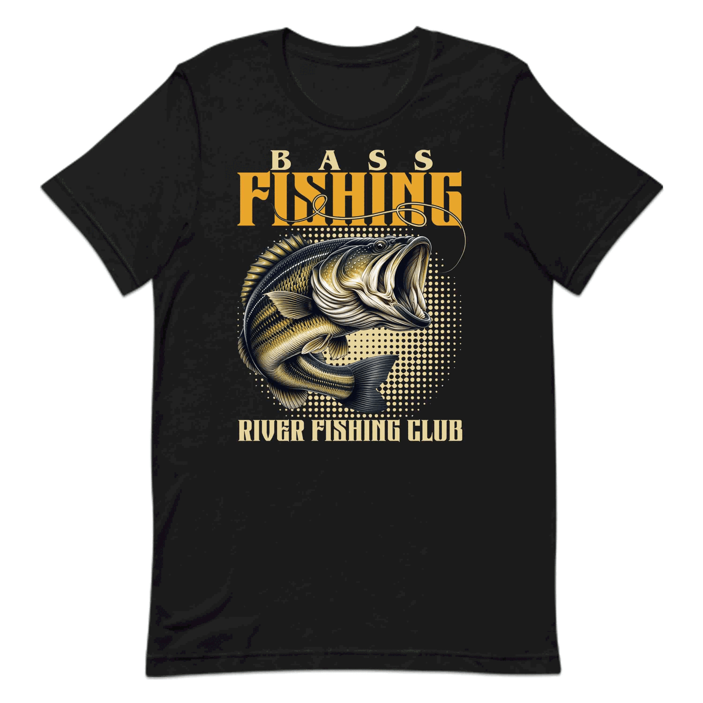 Vintage Bass River Fishing Club Passionate Fishermen | PRODUCT CODE: VGTNABSHRVCL