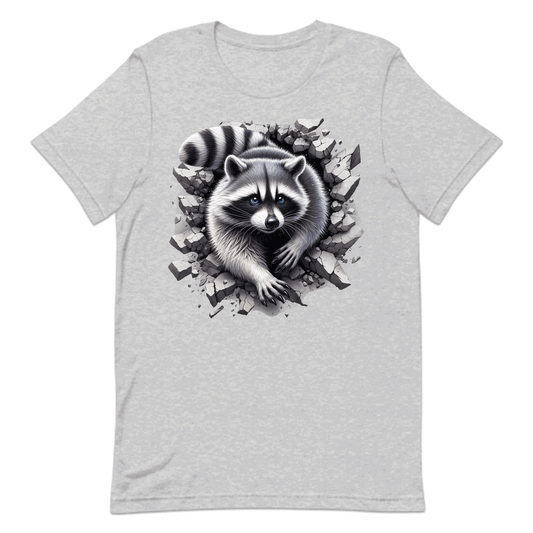 Raccoon Breaking Through Wall 3D Realistic Raccoon | PRODUCT CODE: RCNOBRKFRTEX