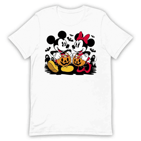 Trick-or-Treat Candy Bucket T-Shirt, Mickey & Minnie Sweatshirt, Disney Halloween Hoodie | PRODUCT CODE: TWERNVSJGD