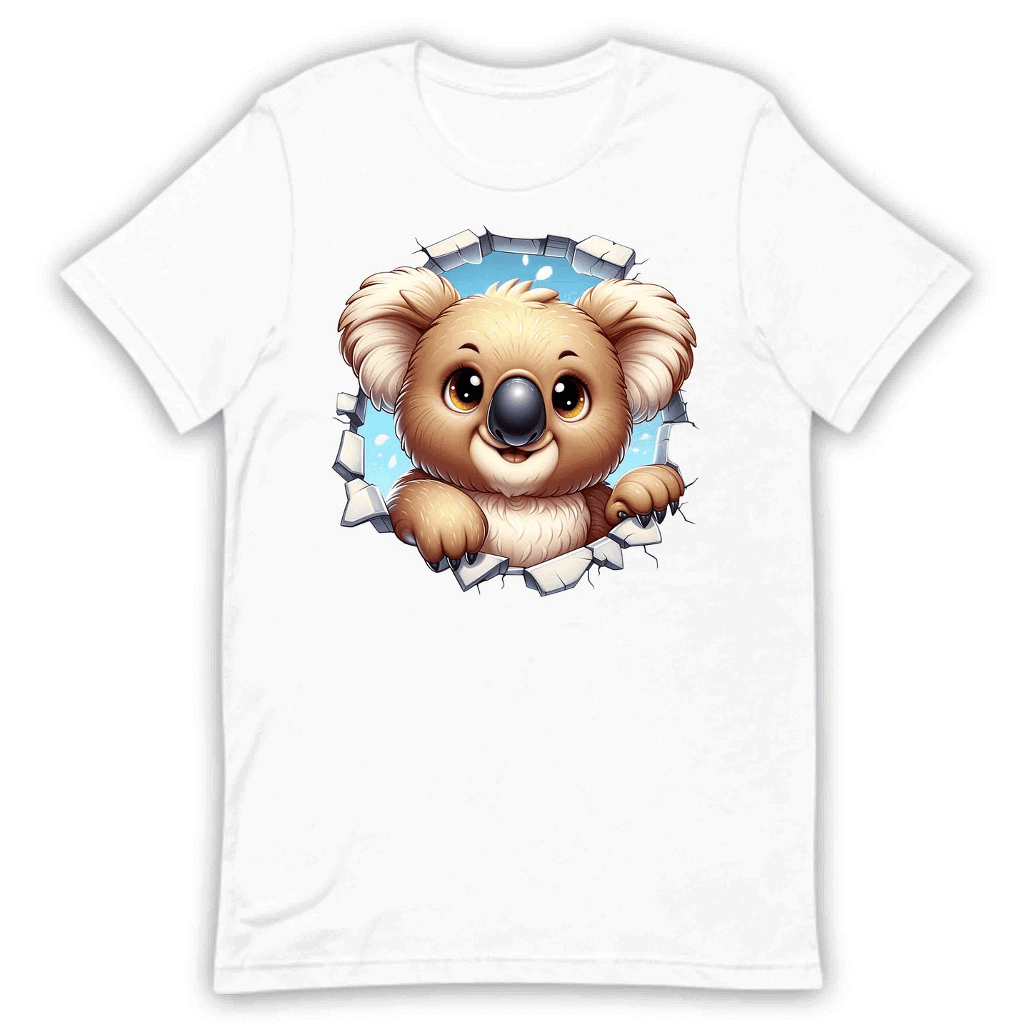 Koala Breaking Through Wall Realistic 3D Koala | PRODUCT CODE: KLOBRKNGWLADT