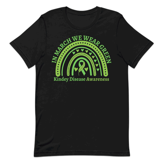 Kidney Disease Awareness In March We Wear Green CKD Fighters | PRODUCT CODE: AWNRKYDSEAGRC