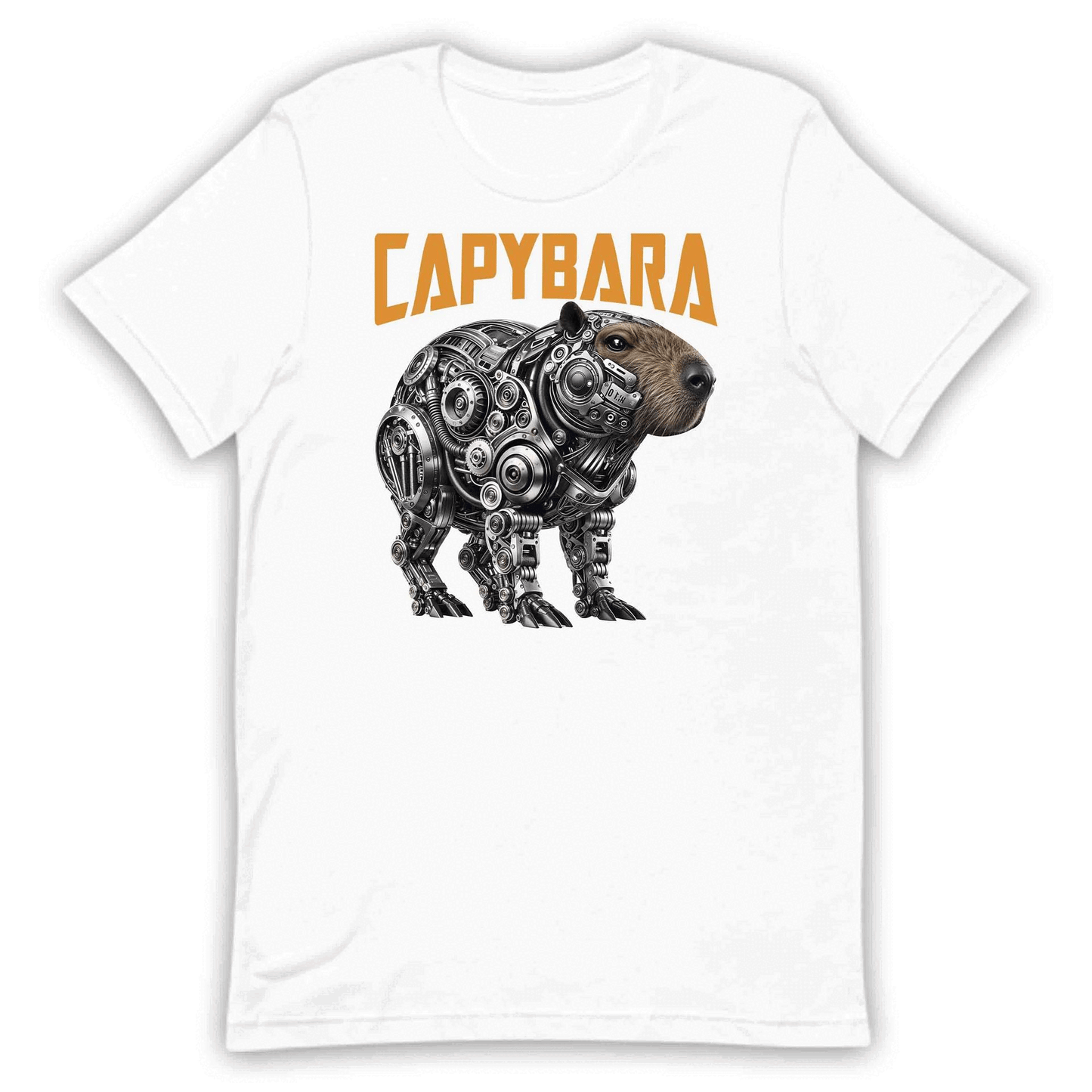 Cyber Mech Capybara Futuristic Steampunk Robotic Rodent | PRODUCT CODE: CYBRMHRDNTPK