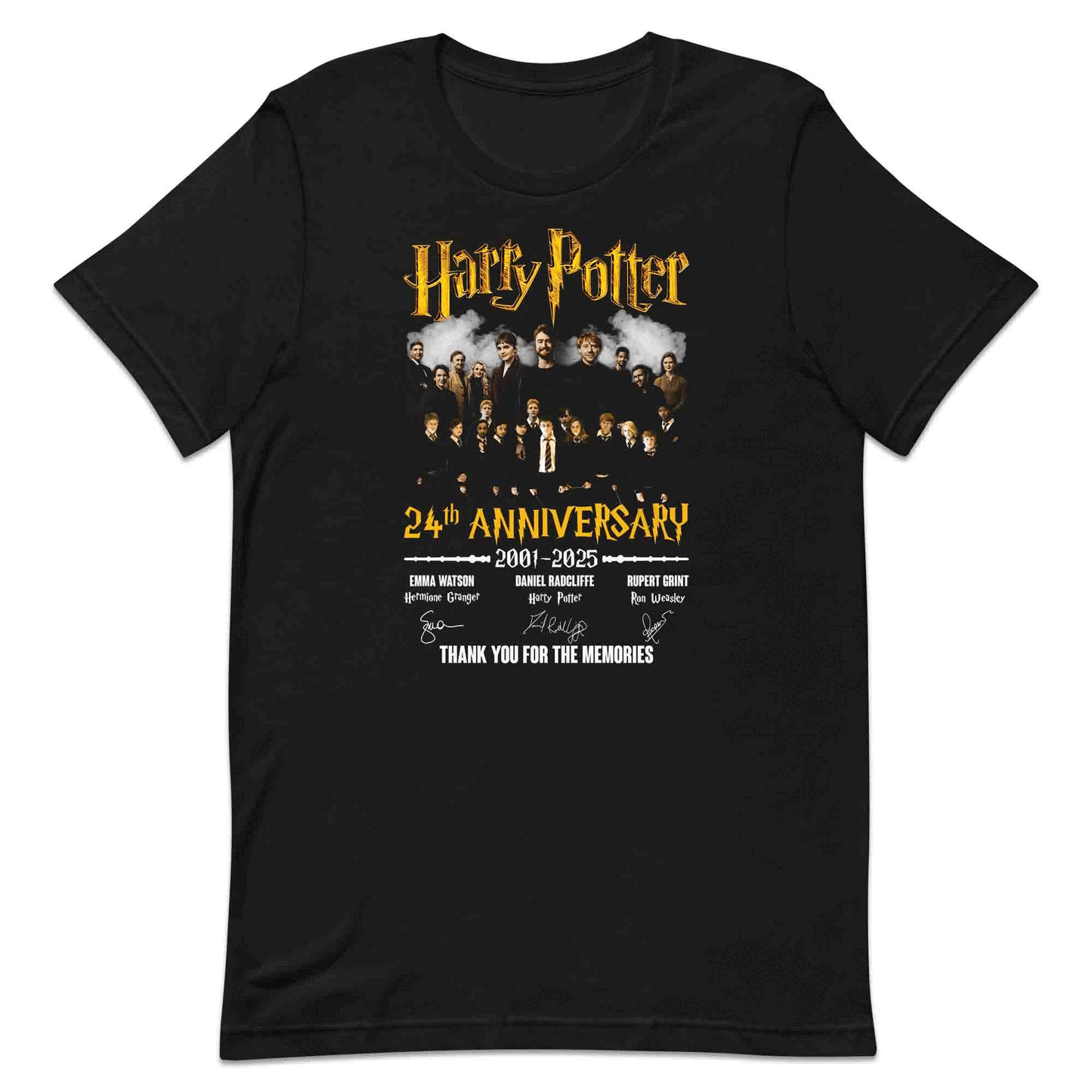 Harry Potter 24th Anniversary T-Shirt, Jumper & Hoodie – Relive the Magic (2001–2025) with Cast Tributes & Wizarding World Style | PRODUCT CODE: HJEWRINA