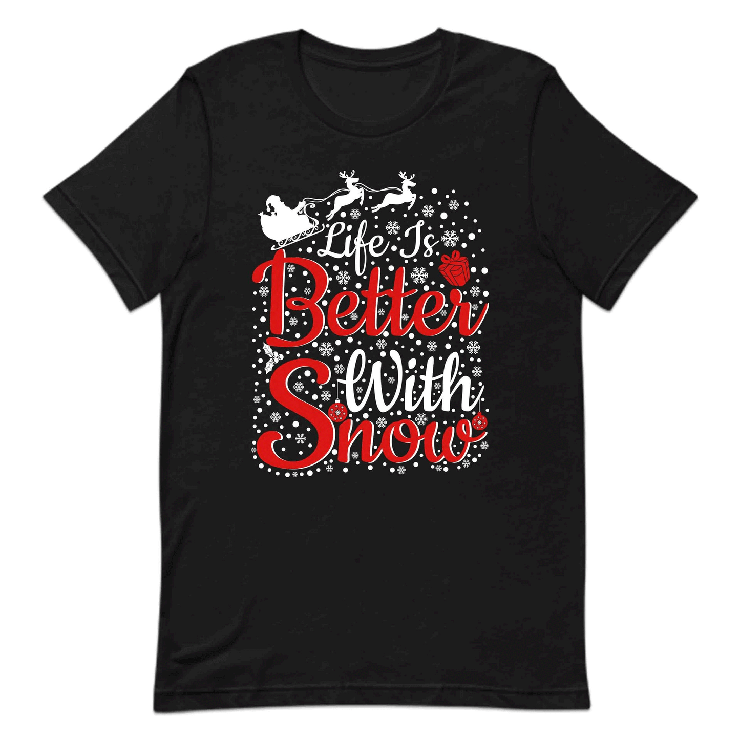 Life is Better with Snow Christmas Winter Wonderland Snowy Xmas | PRODUCT CODE: LFESNWBTRECHM
