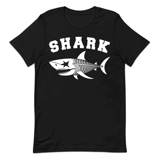 Skeleton Shark Vintage Gothic T-Shirt, Sweatshirt, Hoodie – Retro Ocean Predator Top | PRODUCT CODE: EJHSDYROCL