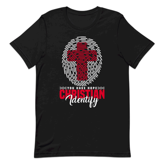 Christian Identity Christian Hope & Faith Fingerprint Cross | PRODUCT CODE: CRSHKWOANMP
