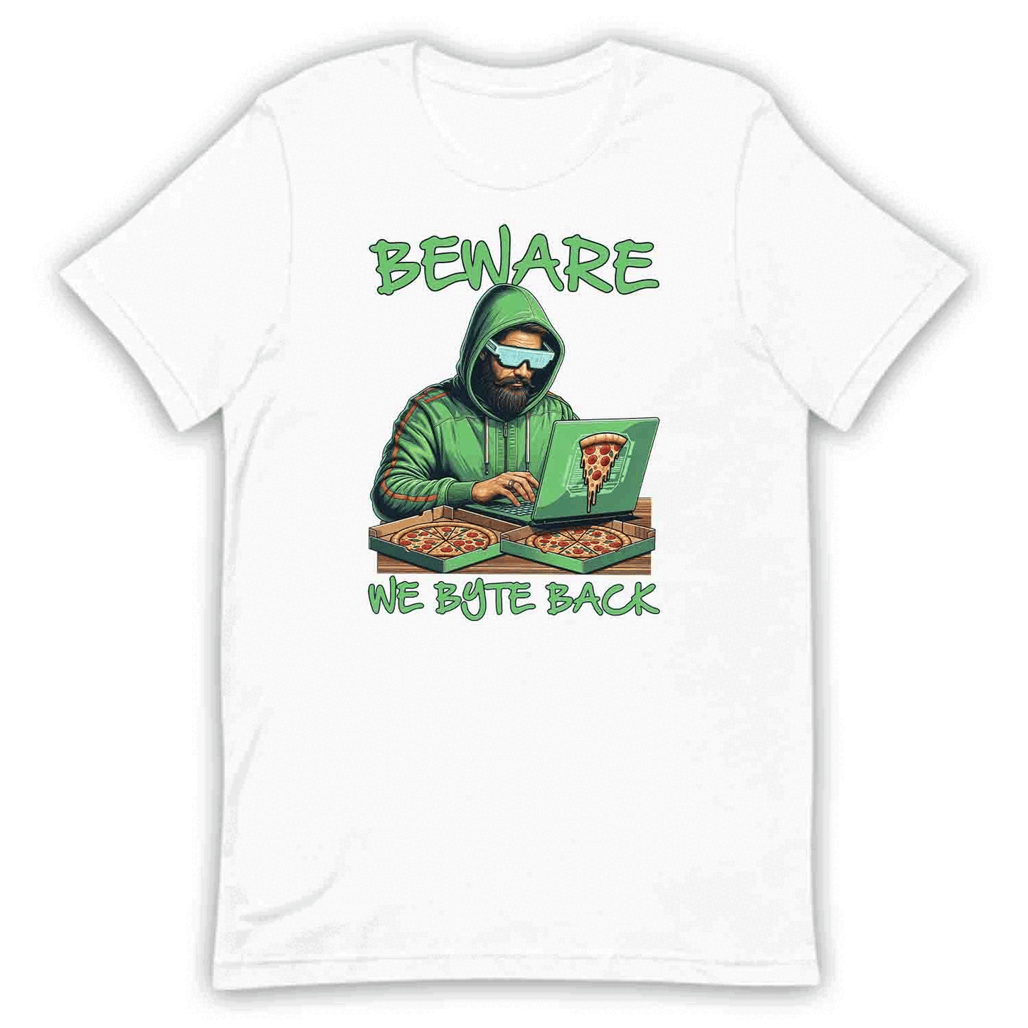We Byte Back – Funny Hacker T-Shirt, Sweatshirt & Hoodie for Coders & IT Pros | PRODUCT CODE: BERJSHNJKAQ