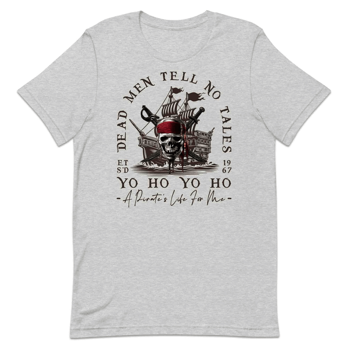 Dead Men Tell No Tales T-Shirt, Pirate Skull Jumper & Caribbean Hoodie – Retro Disney Pirate Apparel | PRODUCT CODE: PRDTMJC