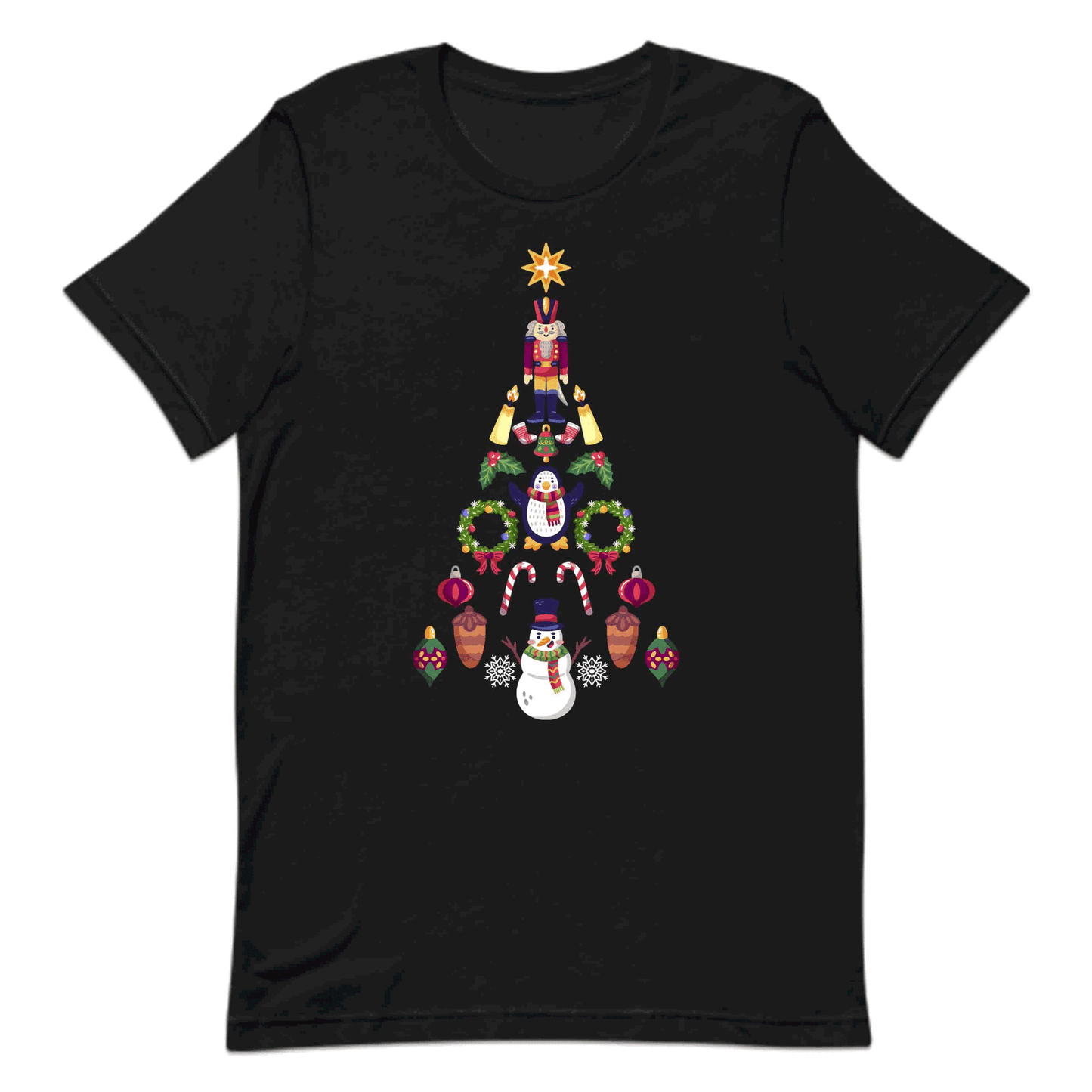 Nutcracker Christmas Tree Penguin Snowman Festive Candy Cane Xmas | PRODUCT CODE: NTCKRCMSPGU
