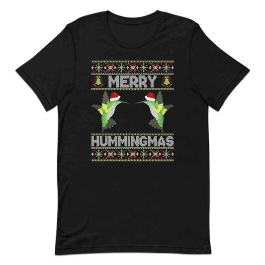 Merry Hummingmas Christmas Bird Lovers Xmas | PRODUCT CODE: HMNGBRDLVCRM