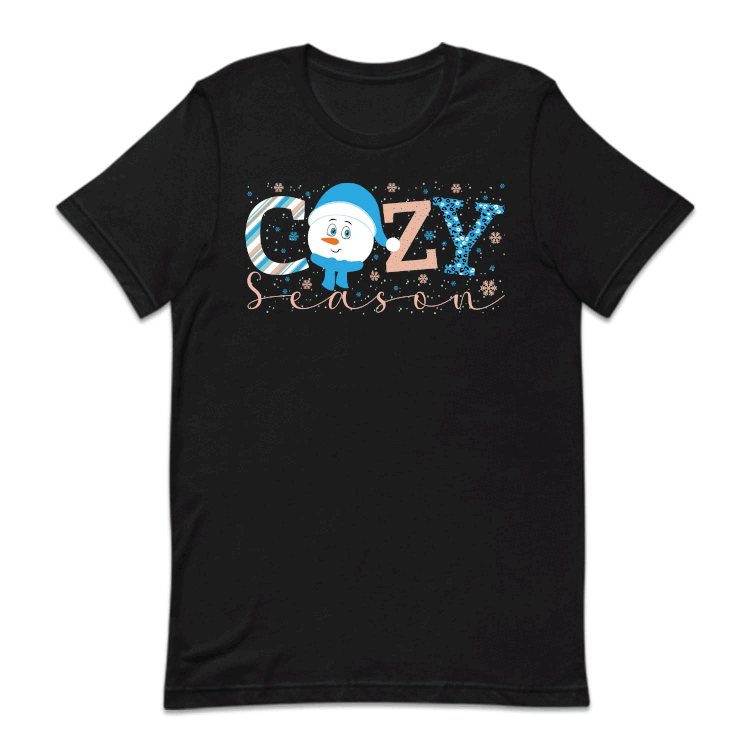 Cozy Season Christmas Snowman Winter Holiday Xmas | PRODUCT CODE: CYZSNOACHRM