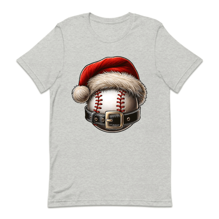 Baseball Christmas Santa Hat & Belt Baseball Xmas Sports | PRODUCT CODE: BSALCHRTANH