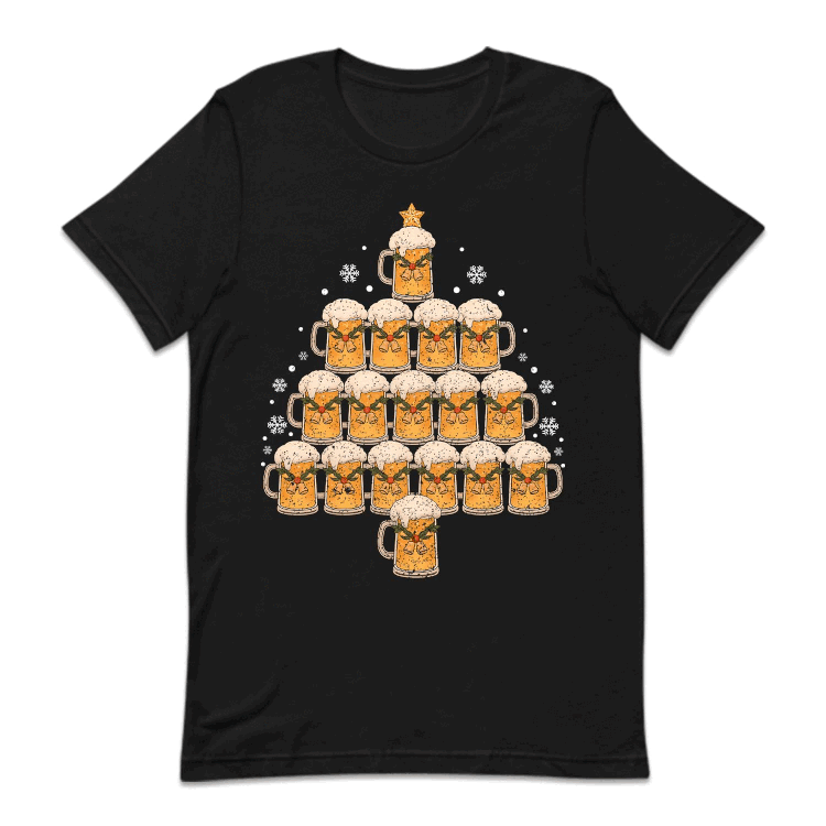 Beer Mugs Christmas Tree Xmas Beer Mug Pyramid Holiday Drinking | PRODUCT CODE: BREMGSCHTXA