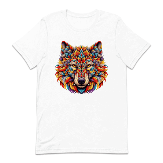 Psychedelic Colorful Wolf Wild Animal | PRODUCT CODE: PSYDLCWLF
