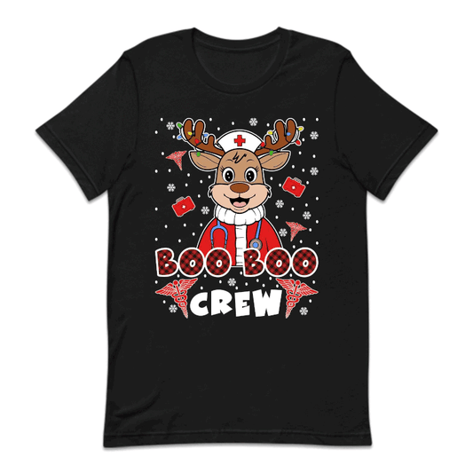 Boo Boo Crew Christmas Reindeer Nurse Xmas Festive Medical | PRODUCT CODE: BCRWENDNUSC