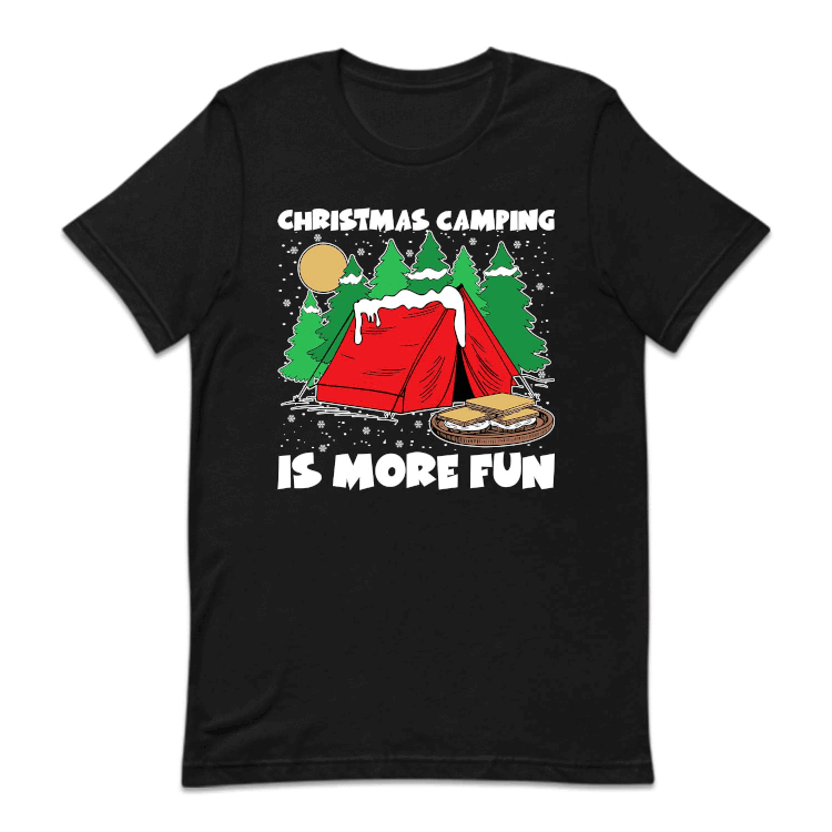 Christmas Camping Is More Fun Winter Holiday Adventure Xmas Camper | PRODUCT CODE: CRTMPNGSMRN
