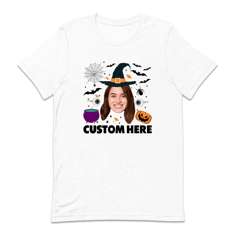 Personalized Halloween Witch Face Family Matching | PRODUCT CODE: CSTFCHLOW