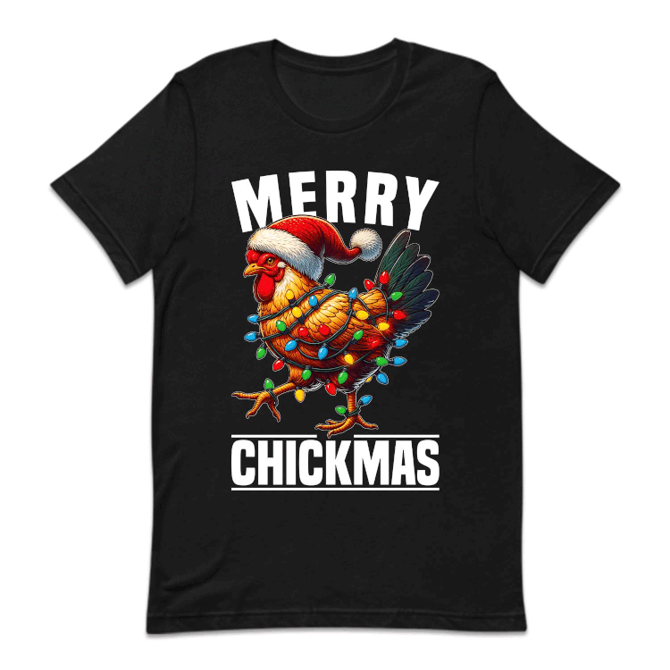 Merry Chickmas Christmas Chicken Xmas Farm Animal | PRODUCT CODE: MYRCHKRMNL