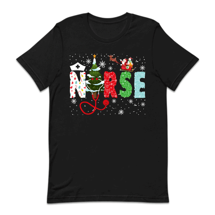 Festive Nurse Christmas Stethoscope & Santa Sleigh Xmas | PRODUCT CODE: FSTVENRUCHM